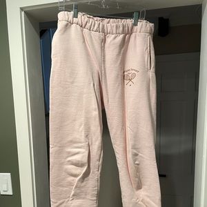 Morgan Stewart Sport Pink Jogger Sweatpants